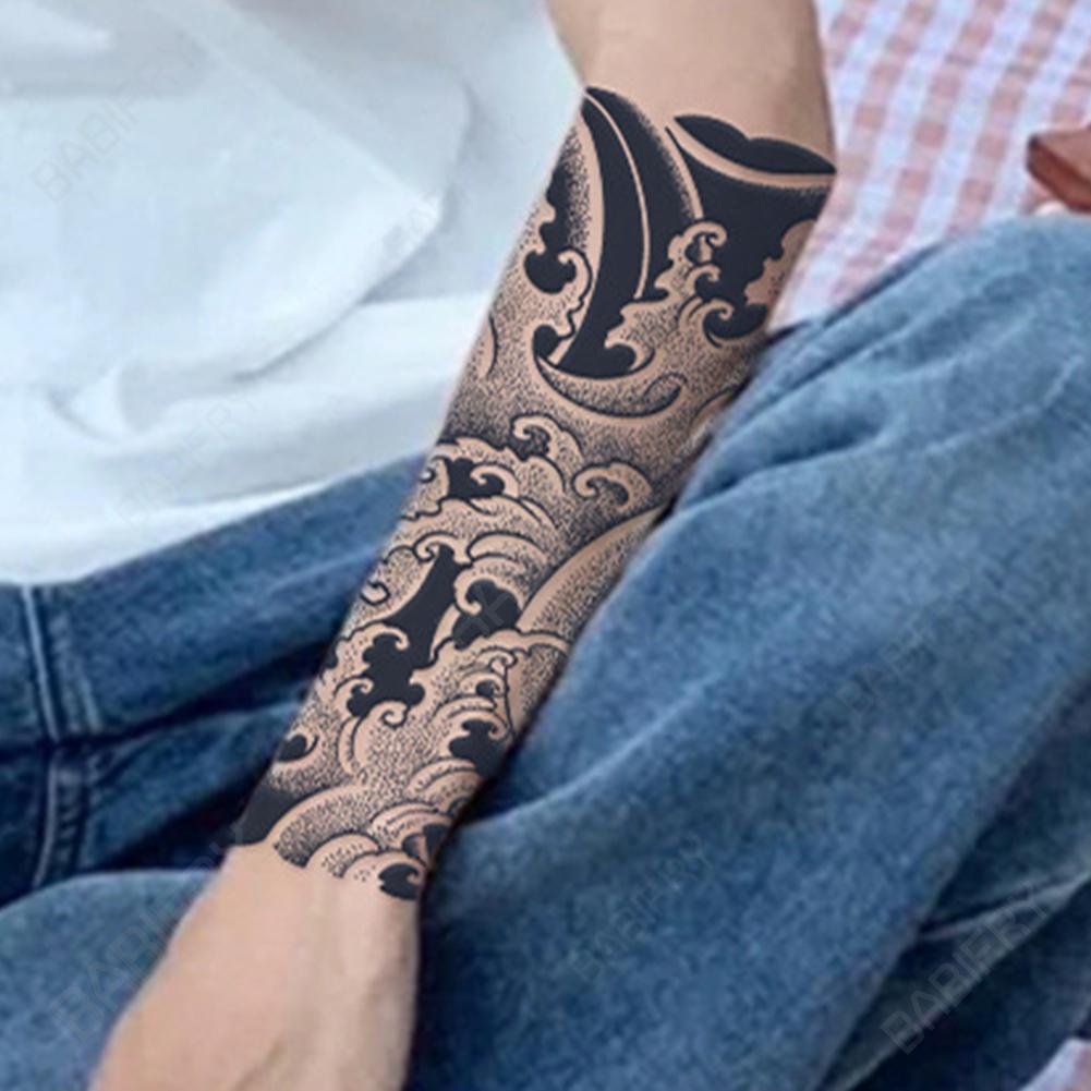 Hình Xăm Dán Bán Vĩnh Viễn Chống Thấm Nước Họa Tiết Hoa Dành Cho Nam Và Nữ