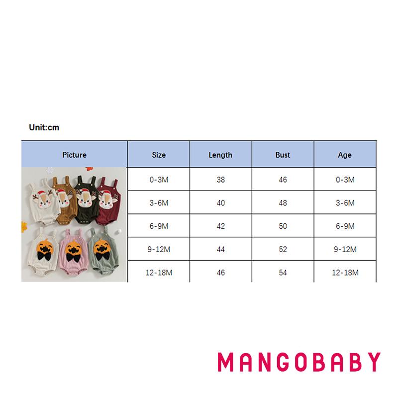 Bộ Áo Liền Quần Bằng Vải Nhung Kẻ Không Tay Thêu Hình Tuần Lộc Giáng Sinh Dành Cho Bé