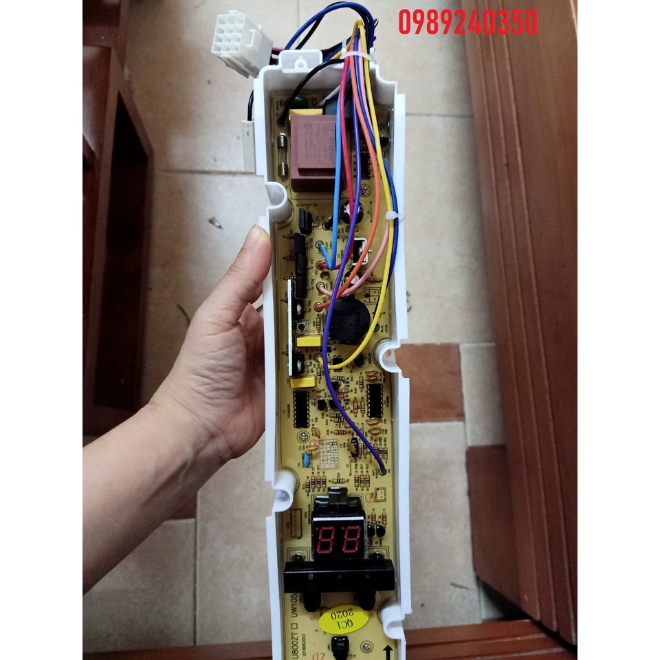 Bo mạch máy giặt AQUA AQW - U800AT 8kg 6 phím mới