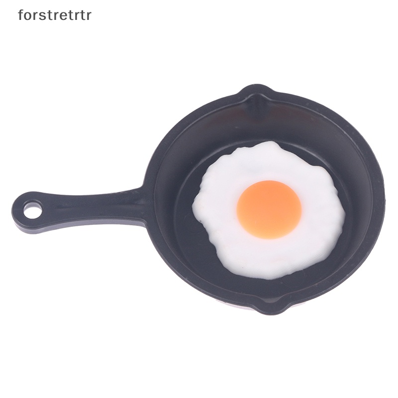 Forstretrtr Mô Hình Chảo Chiên Trứng Mini Cho Nhà Búp Bê 12th