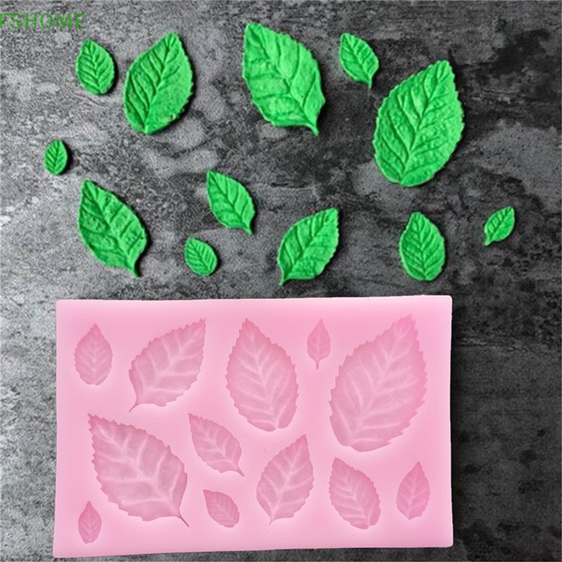Khuôn silicone Làm Bánh Hình Chiếc Lá