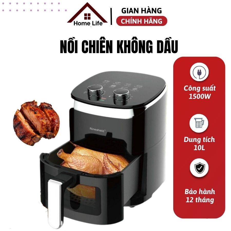 ✨HẤP DẪN✨ Nồi chiên không khí  XIAOMI 6.5L Nồi chiên không khí dung tích lớn GT-178 AIRFRYER  GT-178