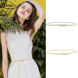 Sang Trọng Thắt Lưng Co Giãn Khóa Trái Tim Màu Vàng / Bạc Thanh Lịch Cho Nữ
