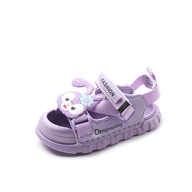 Xăng đan Thoáng Khí Thoải Mái In Họa Tiết Hoạt Hình Dâu Tây / Gấu Dễ Thương Cho Bé Gái