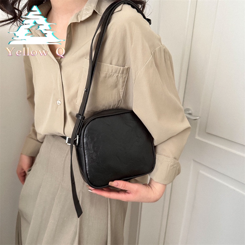 Yellow túi xách nữ túi đeo chéo  2023NEW Thời trang hàn quốc Korean INS GDJ23910WT