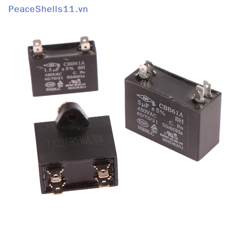 1 Tụ Điện 450v cbb61 dip 4pin 1.5uf 2.0uf 2.5uf 3.0uf 3.5uf 4.0uf 5.0uf 6.0uf.