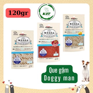 [120gr] Que gặm sạch răng Doggy Man cho chó - Gói 120gr - KAT Love Pet