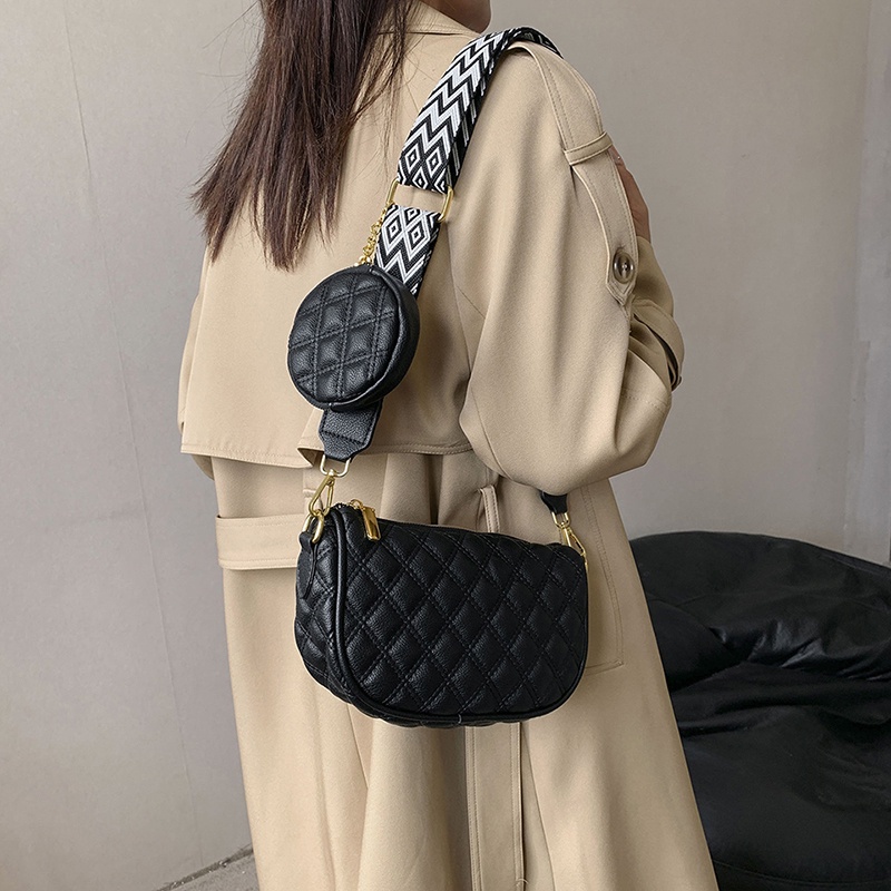 Túi Xách Đeo Vai Đính Kim Cương Giả Kiểu Dáng Đơn Giản Thời Trang Dành Cho Nữ