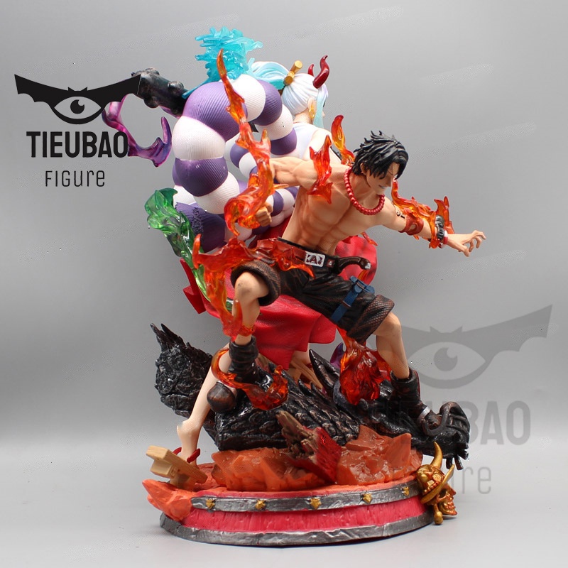 Mô hình Ace ft Yamato siêu đẹp - mô hình one piece SẴN HÀNG