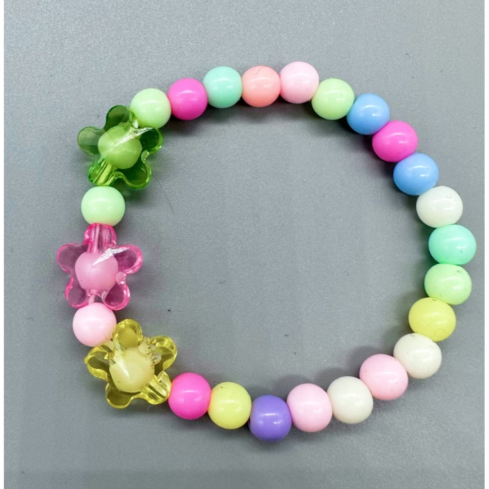 Vòng Tay resin acrylic Màu Sắc Thời Trang Cho Bé Gái