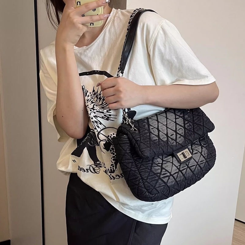 Túi xách nữ chất liệu vải denim phong cách mới mã T79