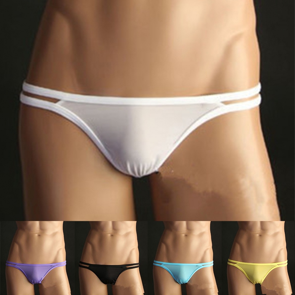 Quần Lót Nam polyamide / nylon Trơn Dây g-string Thoáng Khí