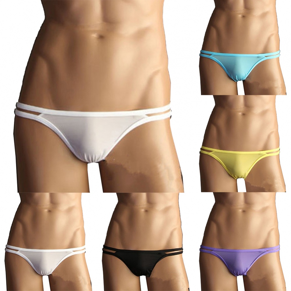 Quần Lót Nam polyamide / nylon Trơn Dây g-string Thoáng Khí