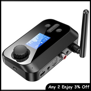 Zevaret cáp chuyển đổi âm thanh aux bluetooth 5.0 có màn hình 3.5mm