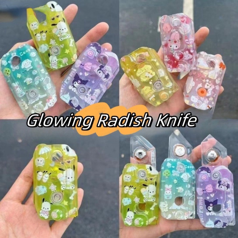 Sanrio Dao Nhựa Đồ Chơi Phát Sáng In Hình Hoạt Hình Cho Bé