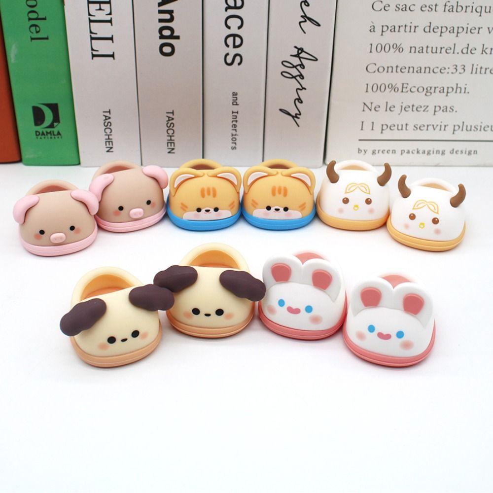 Giày Búp Bê Vải cotton Cỡ Nhỏ 20cm / 30cm Hình Động Vật Đáng Yêu