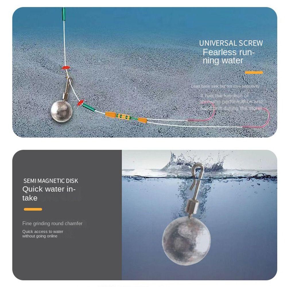 Suyao Set 5 / 10 Chì Câu Cá 2023 Đáy Lõm 3.5g 5g 7g 10g 14g Chống Treo Tiện Dụng