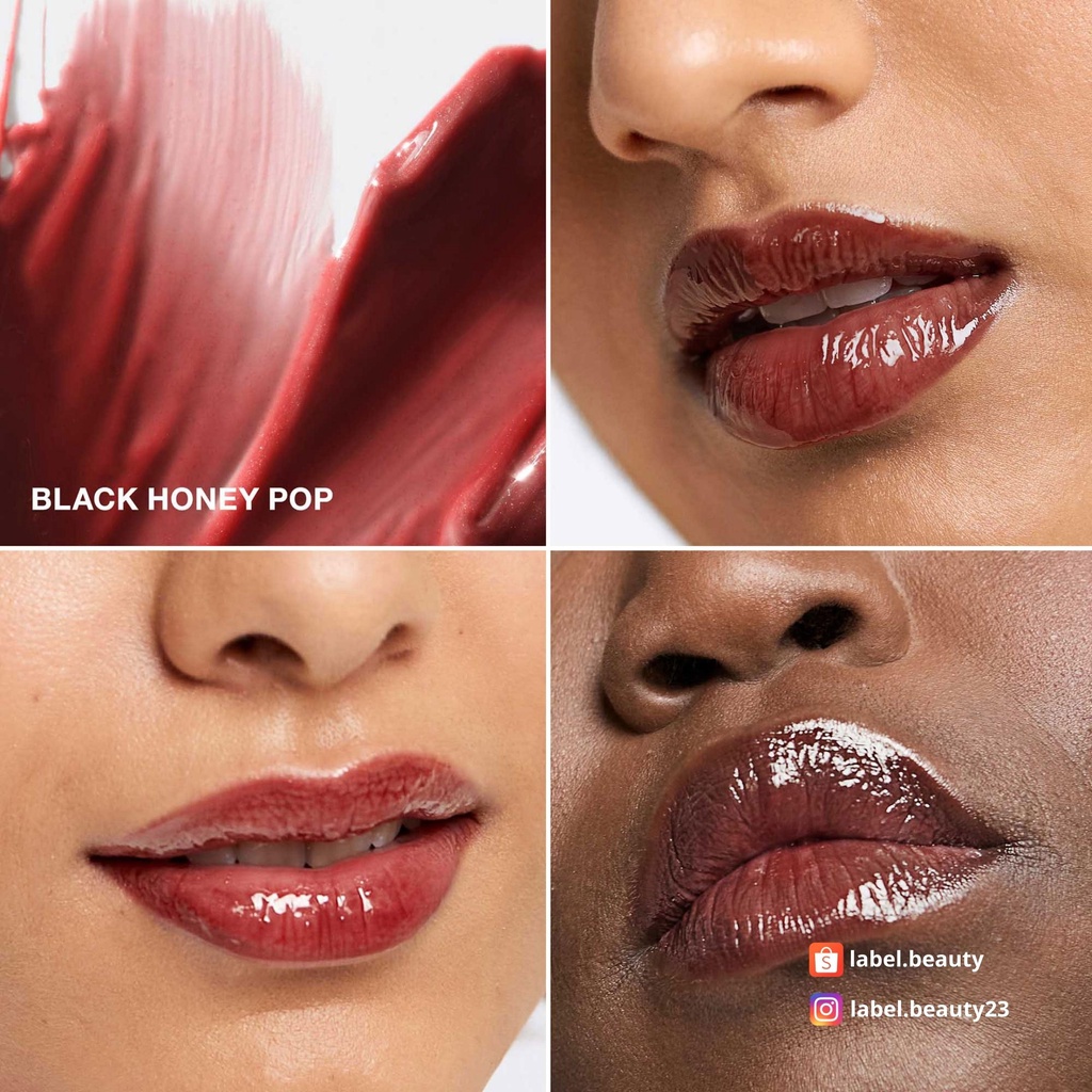 ✨ Son bóng có dưỡng Clinique Pop Plush Creamy Lip Gloss Black Honey - 𝐋𝐚𝐛𝐞𝐥.𝐛𝐞𝐚𝐮𝐭𝐲 ✨