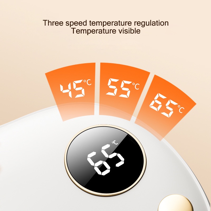 JIASHI Máy sưởi tay phi hành gia USB sạc dự phòng hai trong một màn hình đèn sưởi phi hành gia