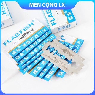 Hộp 10 lưỡi dao cạo râu hàng đẹp - men cộng lx