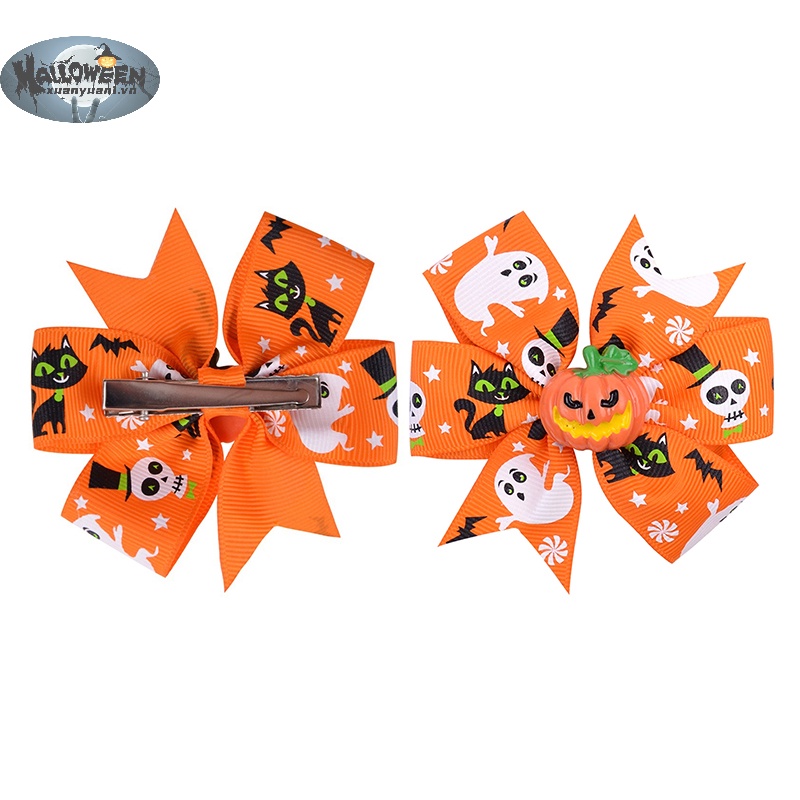 1 Kẹp Tóc Nơ Ruy Băng Đáng Yêu Cho Bé Gái