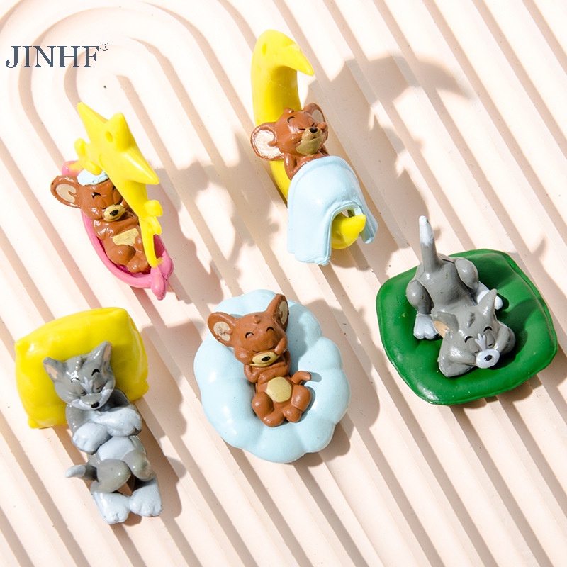 Mô Hình Mèo Và Chuột Trang Trí Nội Thất Xe Hơi