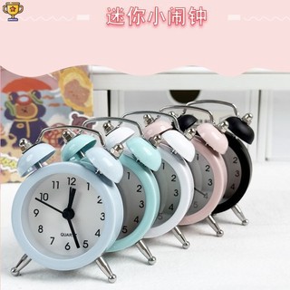 Đồng Hồ Báo Thức Để Bàn mini Hình Tròn Dễ Thương Dùng Trang Trí