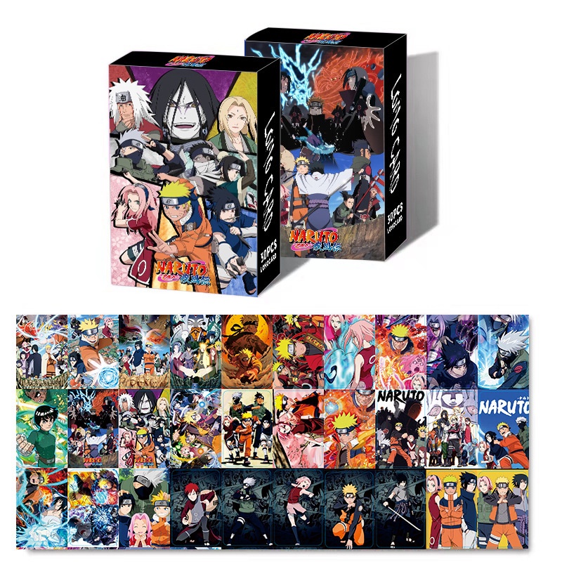 OSHI NO KO NARUTO BLUE LOCK Lomo Card Photocard 30pcs/box