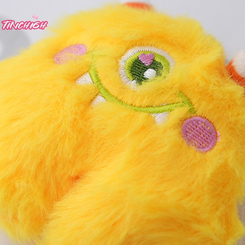 Móc Khóa Túi Xách Hình Búp Bê Mắt To Nhồi Bông Mềm Mại Chống Rơi Thông Dụng