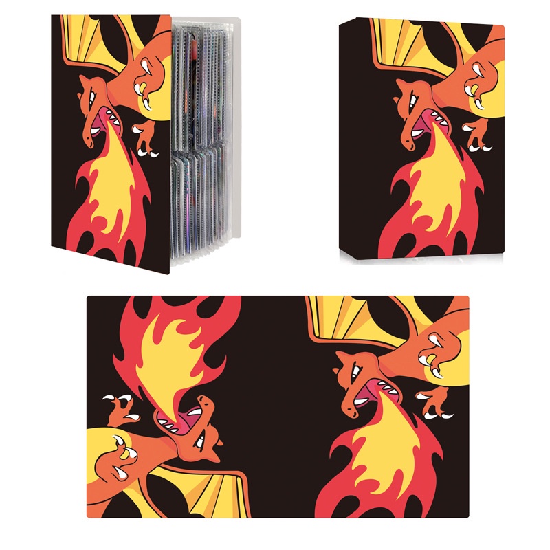 Album Đựng Thẻ Sưu Tầm Bốn Cổng In Hình Pokemon pokémon Cho Bé