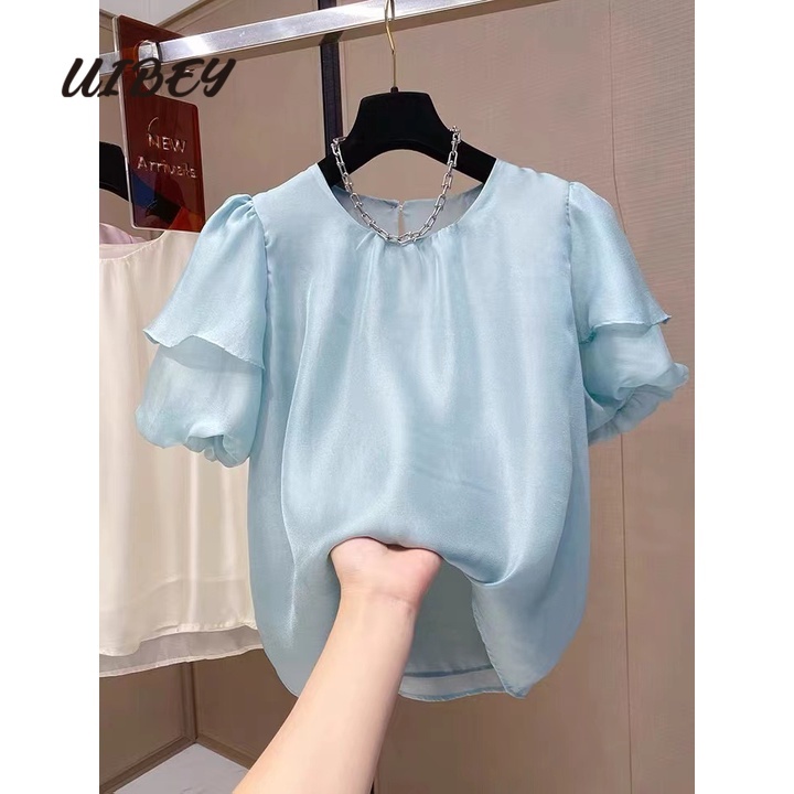 Uibey Bán Sỉ Áo Voan tiansi Tay Phồng Vừa Vặn 9786