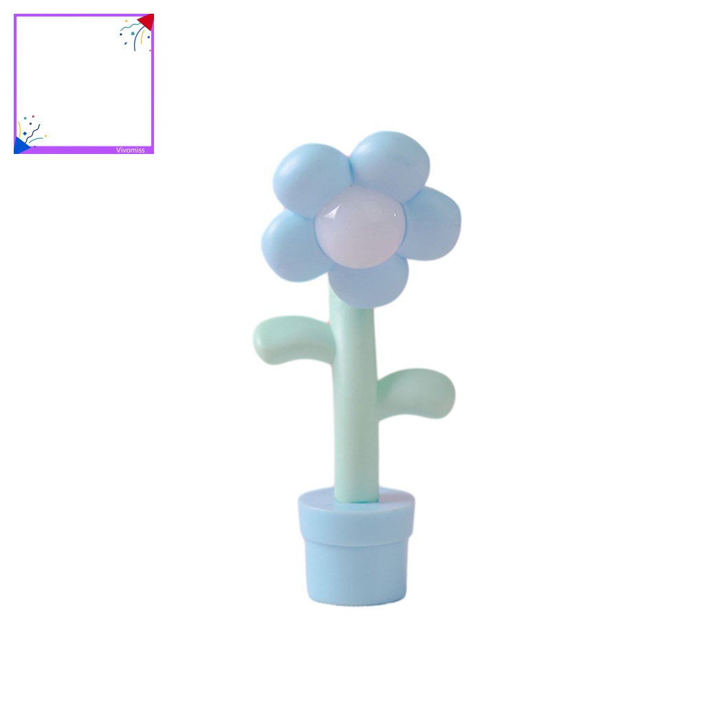 Đèn Ngủ Để Bàn mini Bằng Nhựa Hình Hoa Trang Trí Phòng Ngủ