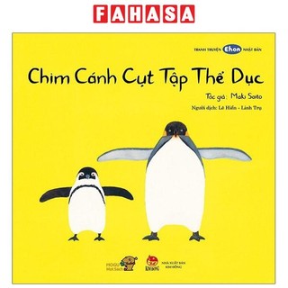 Sách ehon - mọt sách mogu - chim cánh cụt tập thể dục