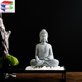 Tượng phật adida, phật đức thích ca cao 15cm, trang trí nhà cửa thờ phật, cây cảnh, bể cá, sân vườn...