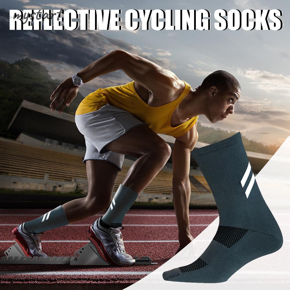 Dh Vớ Thể Thao Phản Quang Ban Đêm Dùng Khi Đi Xe Đạp / Chạy Xe Đạp