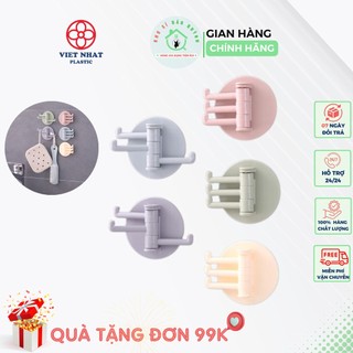 Combo 3 móc dán tường 3 chấu siêu dính chịu lực không đóng đinh treo đồ - móc dán tường 3 chấu, móc treo 3 chấu đa năng
