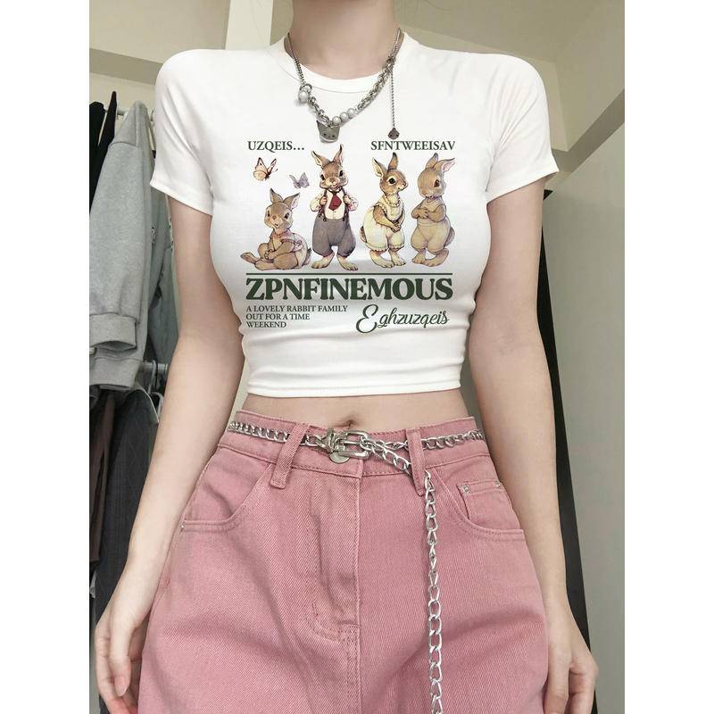 Áo Thun Tay Ngắn Hở Vai Dáng Ôm Thời Trang Mùa Hè Hàng Mới Dành Cho Bạn Nữ 79 House