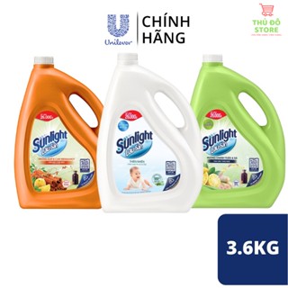 Nước Lau Sàn Sunlight Thiên Nhiên Chanh & Sả | Quế & Cam | Tre & Lô Hội - Can 3.6Kg