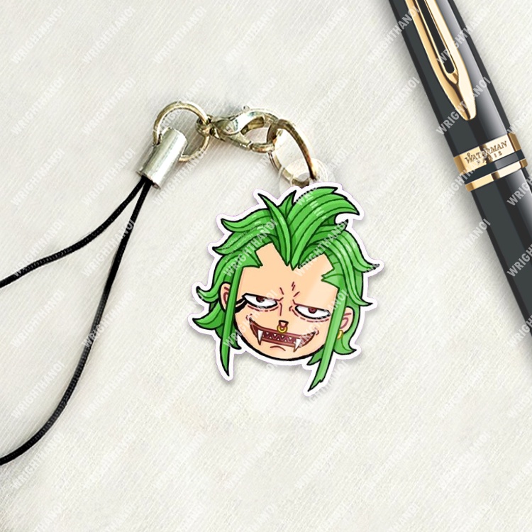 Móc treo điện thoại, dây đeo điện thoại, One piece manga anime Luffy Chopper chibi cute trang trí điện thoại