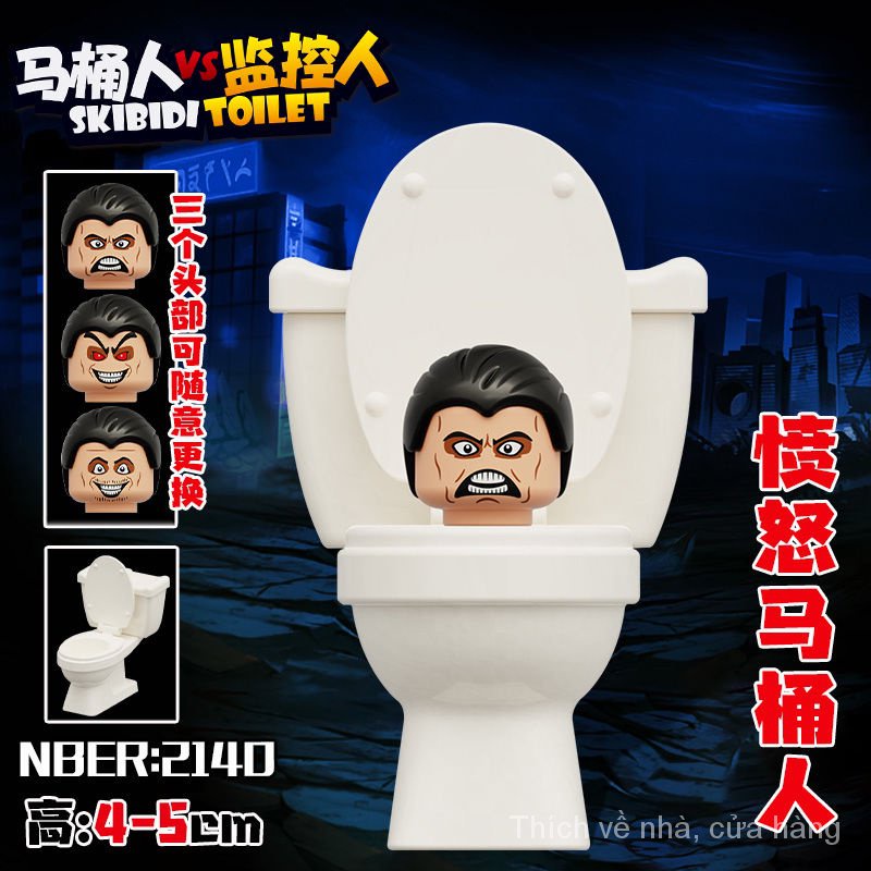 Super TV man small doll Toilet Man vs monitor man compatible with Lego building blocks cheap children's toys GISP