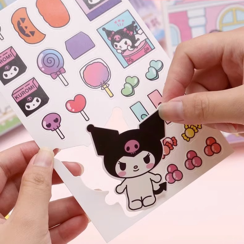 Sanrio Set 6 Cuốn Sách Đồ Chơi Làm Thủ Công Cho Bé