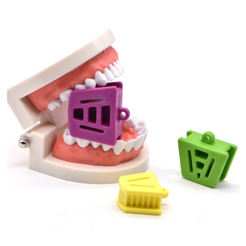 Bộ 3 Miếng silicone Cao Su Răng Miệng Nha Khoa