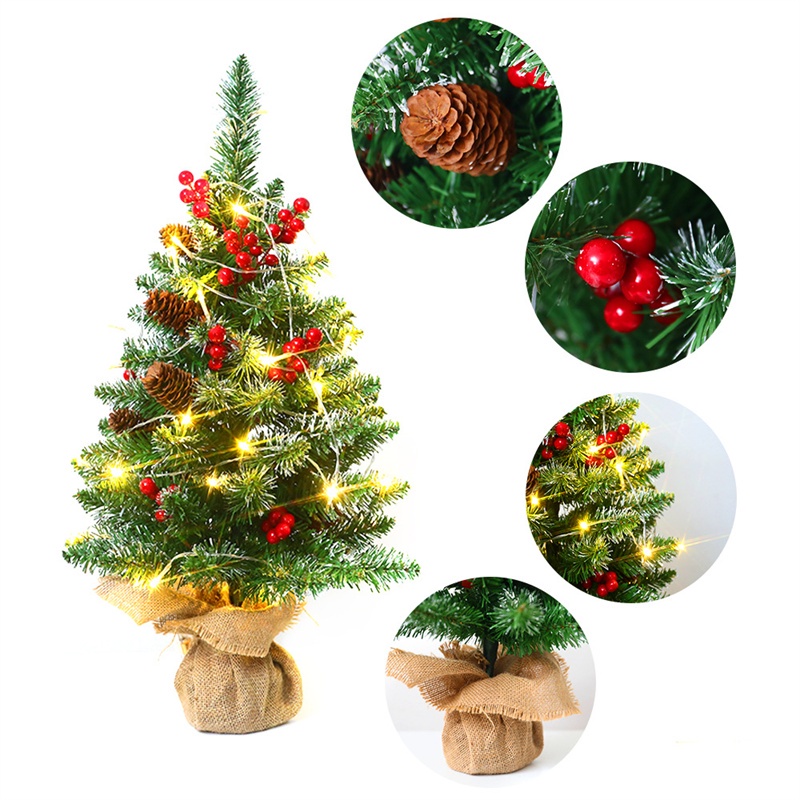 Cây Thông Giáng Sinh mini 45cm Dùng Để Trang Trí