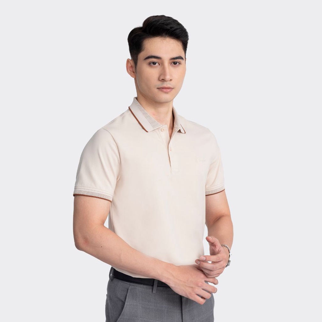 Áo polo nam ngắn tay ARISTINO phom Regular fit suông nhẹ, chất liệu Cotton Organic thoáng khí, thấm hút - APS170S3
