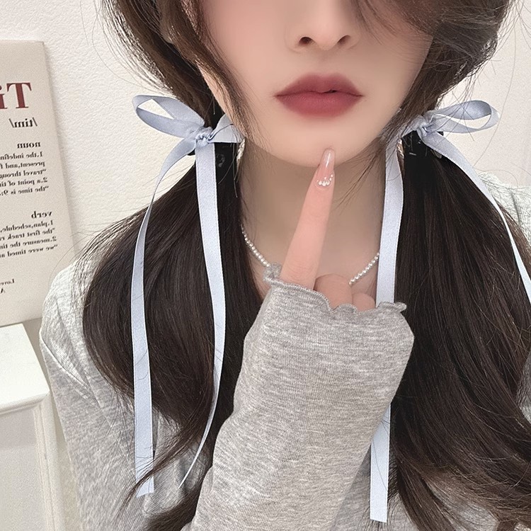 Kẹp Tóc Thắt Nơ Ruy Băng Tinh Tế Cho Nữ