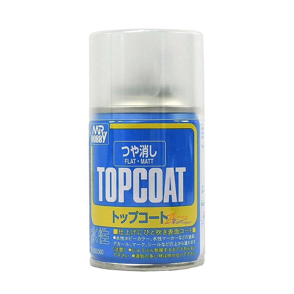MR HOBBY TOP COAT FLAT Sơn phủ bảo vệ mô hình loại nhám B503