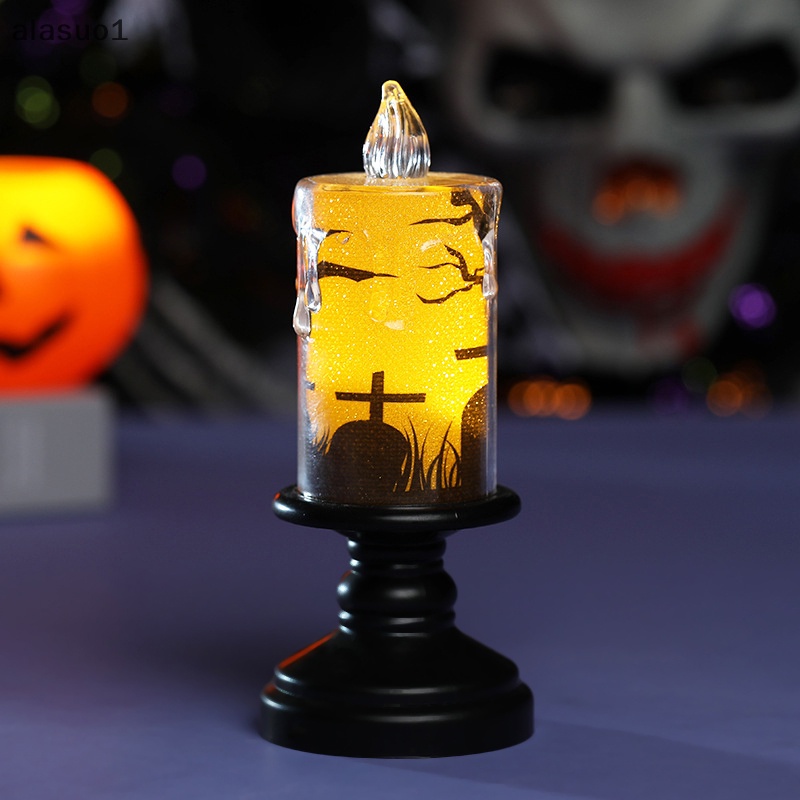 Đèn led Điện Tử Ánh Sáng Không Lửa Trang Trí halloween