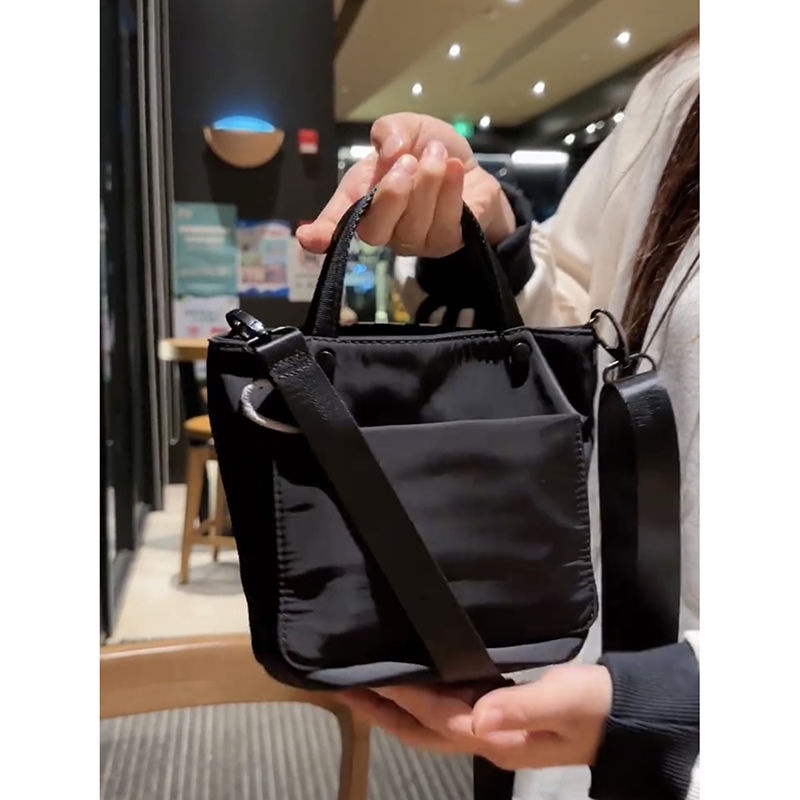 Jh Hàng Có Sẵn Túi Xách Đeo Vai Ba Ngăn Bằng Vải oxford Nhỏ Phong Cách Mới Đơn Giản Dễ Phối Đồ Dành Cho Bạn Nữ