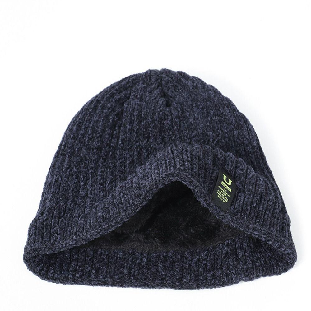 Future Mũ Beanie Dệt Kim Mềm Co Giãn Giữ Ấm Thoải Mái Thời Trang Mùa Đông Cho Nam