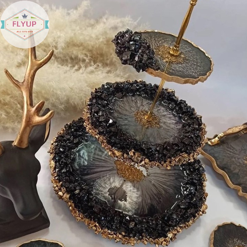 Flyup Viên Đá Thủy Tinh epoxy Pha Lê Lấp Lánh Dùng Làm Đồ Thủ Công diy vn